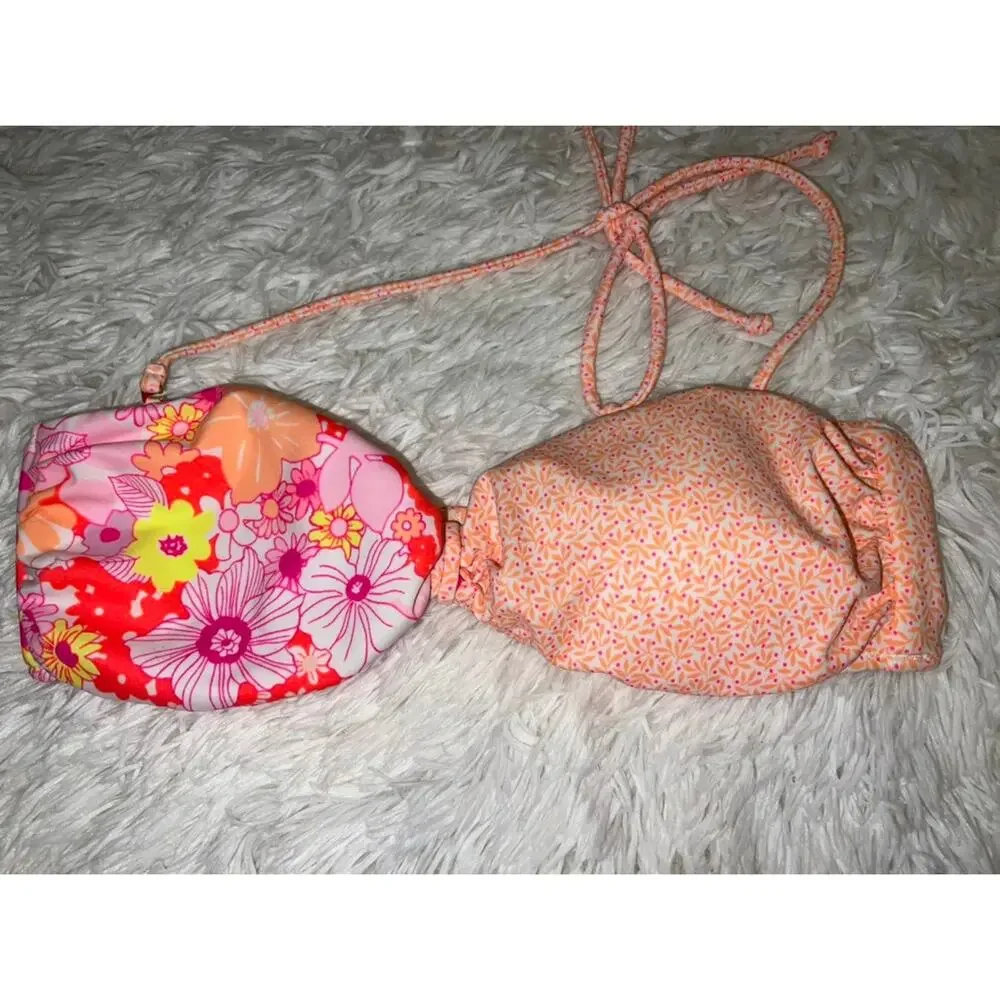 Victoria's Secret strapless Bikini Top lot 3pc size med